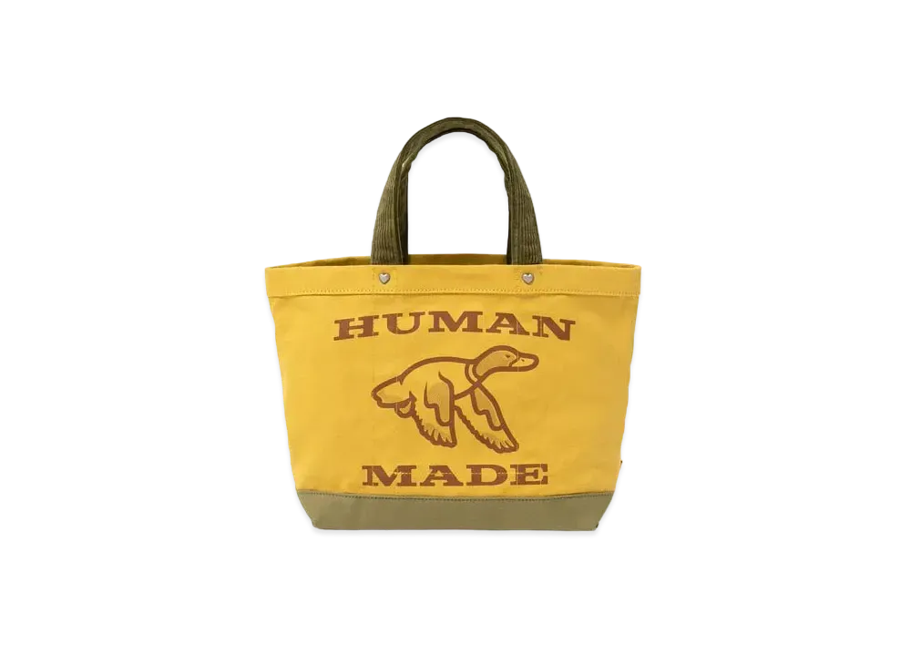 HUMAN MADE TOTE BAG SMALL "Yellow"