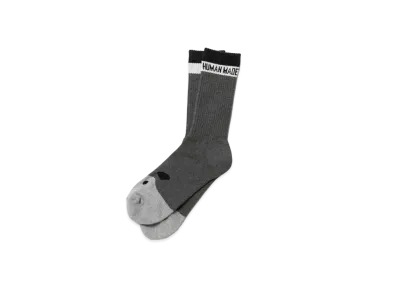 HUMAN MADE DUCK PILE SOCKS "Charcoal"