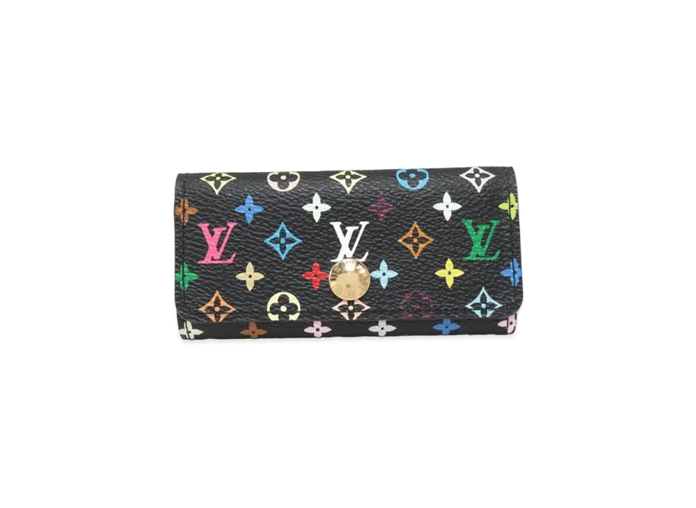 Louis Vuitton 4 Key Holder Monogram Multicolor "Noir"