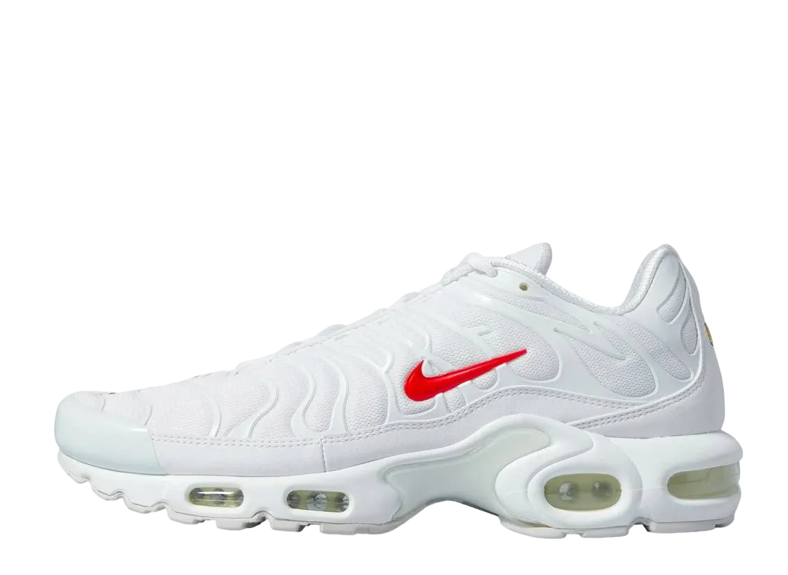 Supreme x Nike Air Max Plus TN "White/Speed Red"