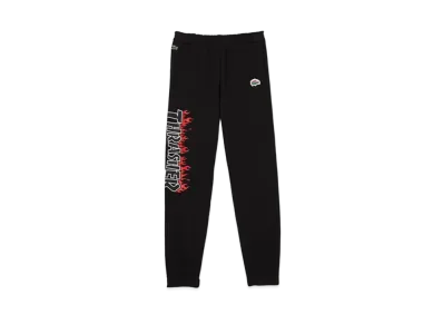 THRASHER x Lacoste Oversize Unisex Track Pants "Black"