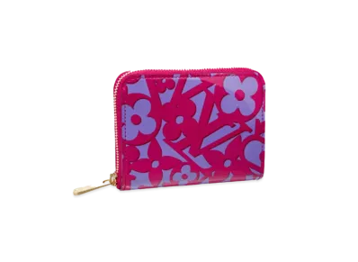 Louis Vuitton Zippy Coin Purse Sweet Monogram Vernis "Rose Indien"