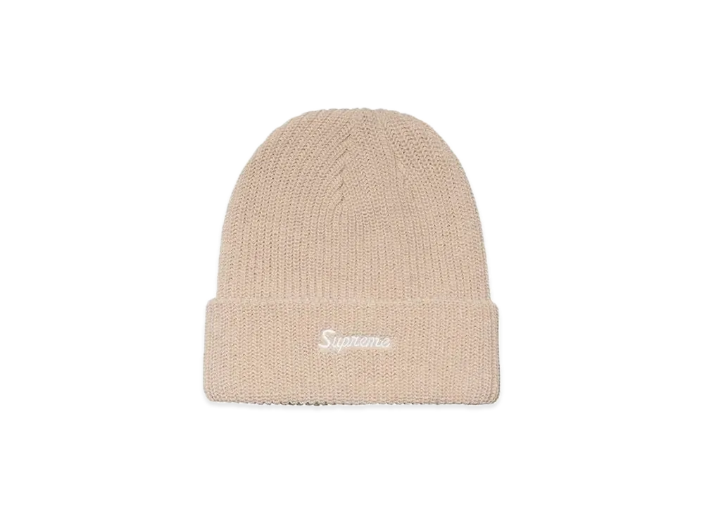 Supreme Loose Gauge Beanie "Beige" (21SS)