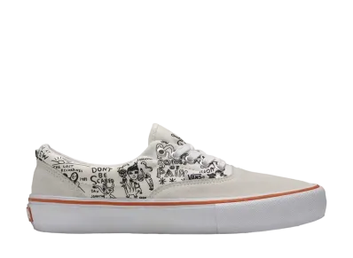 No Comply x Daniel Johnston × Vans Era "Marshmallow/Orange"
