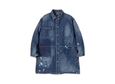 NEIGHBORHOOD Savage Denim Dealer Coat . CO "Indigo"