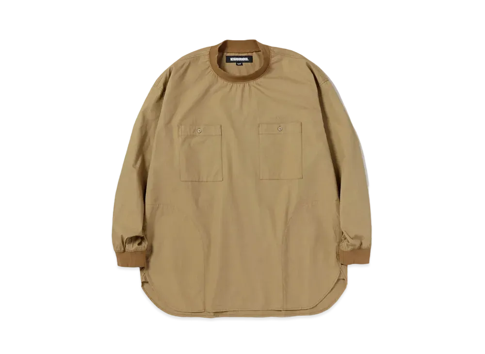 NEIGHBORHOOD Moc Pullover SH LS . CO "Beige"