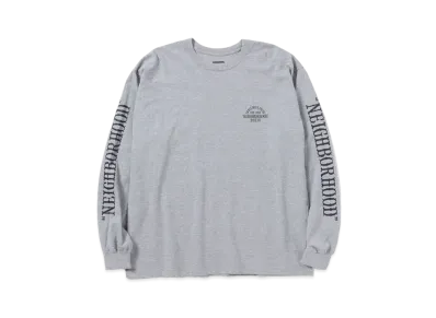 NEIGHBORHOOD NH Tee-6 LS . CO "Gray"