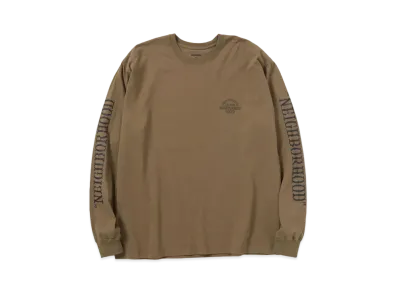 NEIGHBORHOOD NH Tee-6 LS . CO "Olive Drab"