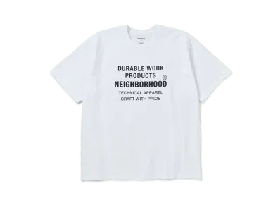 NEIGHBORHOOD NH Tee-8 SS . CO "White"