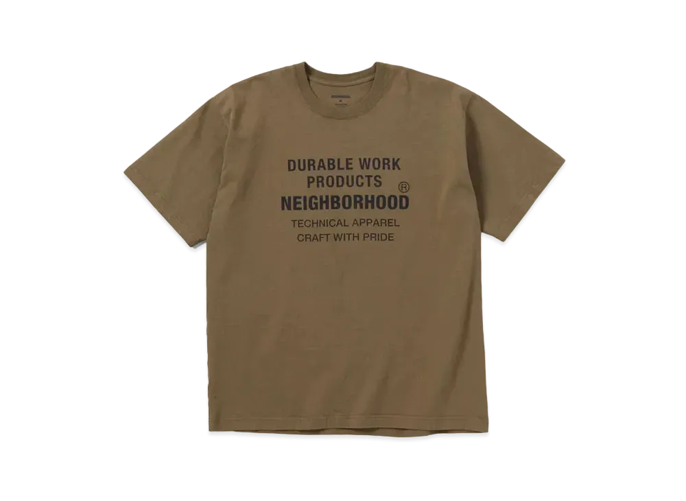 NEIGHBORHOOD NH Tee-8 SS . CO "Olive Drab"