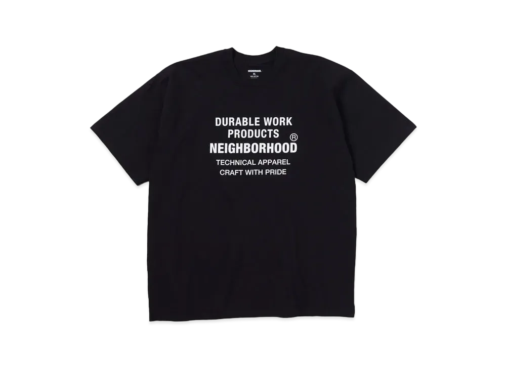 NEIGHBORHOOD NH Tee-8 SS . CO "Black"
