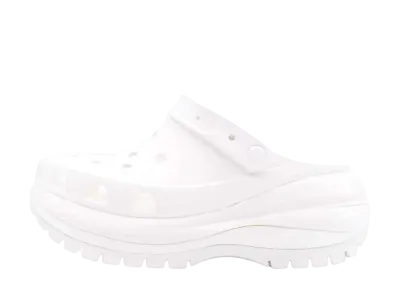 クロックス クラシック メガ クラッシュ クロッグ "ホワイト"