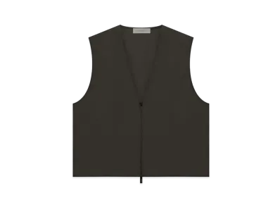 FEAR OF GOD ESSENTIALS Vest "Off Black"