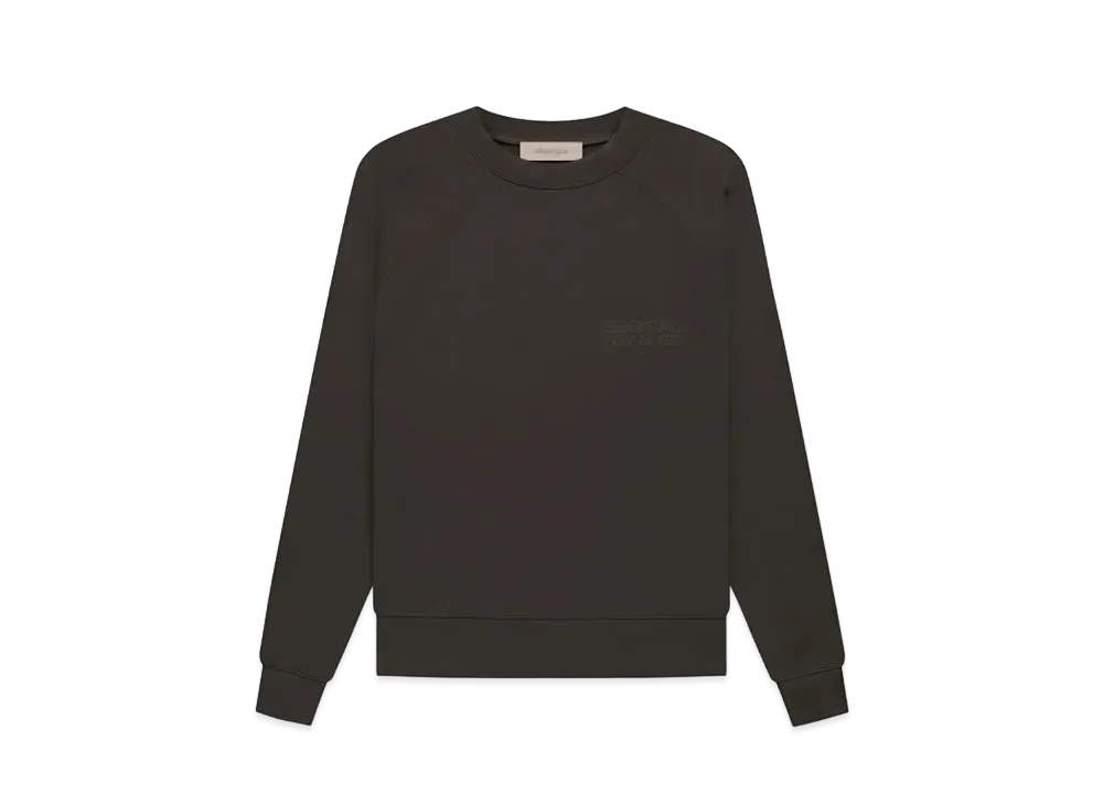 FEAR OF GOD ESSENTIALS Crewneck "Off Black"