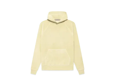 FEAR OF GOD ESSENTIALS Velour Hoodie "Canary"