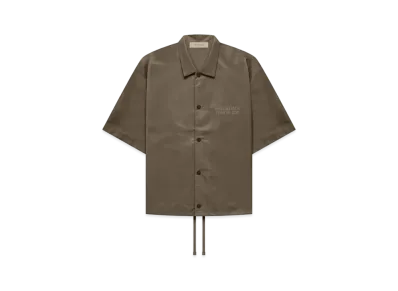 FEAR OF GOD ESSENTIALS SS Nylon Shirt "Wood"
