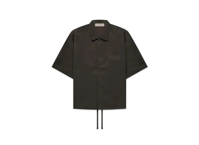 FEAR OF GOD ESSENTIALS SS Nylon Shirt "Off Black"