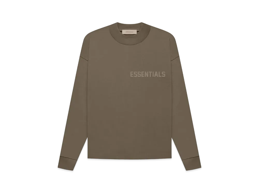 FEAR OF GOD ESSENTIALS LS Tee "Wood"