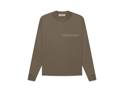 FEAR OF GOD ESSENTIALS LS Tee "Wood"