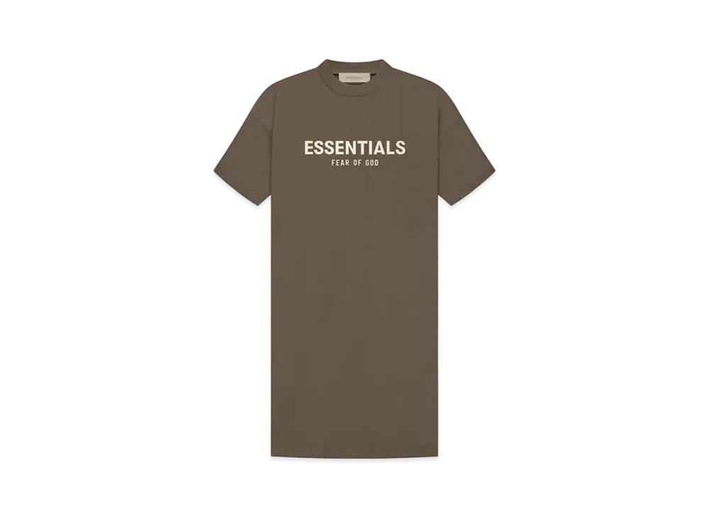 FEAR OF GOD ESSENTIALS Tee Dress "Wood"