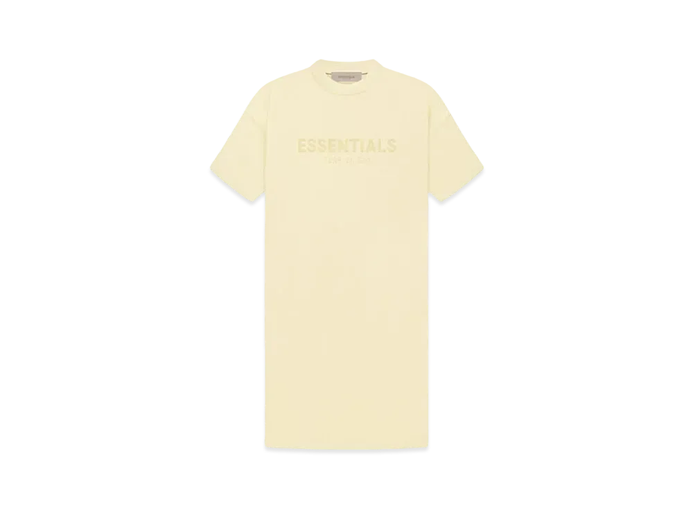 FEAR OF GOD ESSENTIALS Tee Dress "Canary"