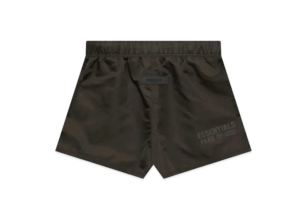 FEAR OF GOD ESSENTIALS Running Shorts "Off Black"