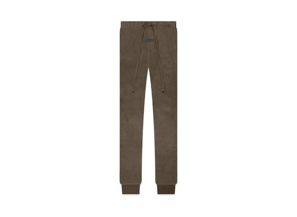 FEAR OF GOD ESSENTIALS Velour Pant "Wood"