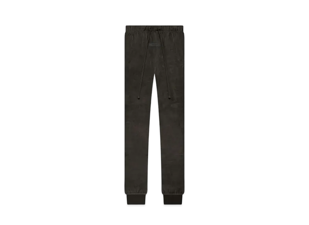 FEAR OF GOD ESSENTIALS Velour Pant "Off Black"