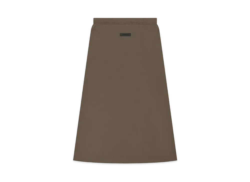 FEAR OF GOD ESSENTIALS MID Length Skirt "Wood"