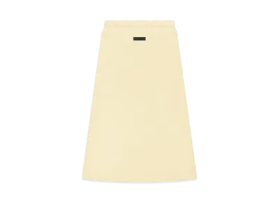 FEAR OF GOD ESSENTIALS MID Length Skirt "Canary"