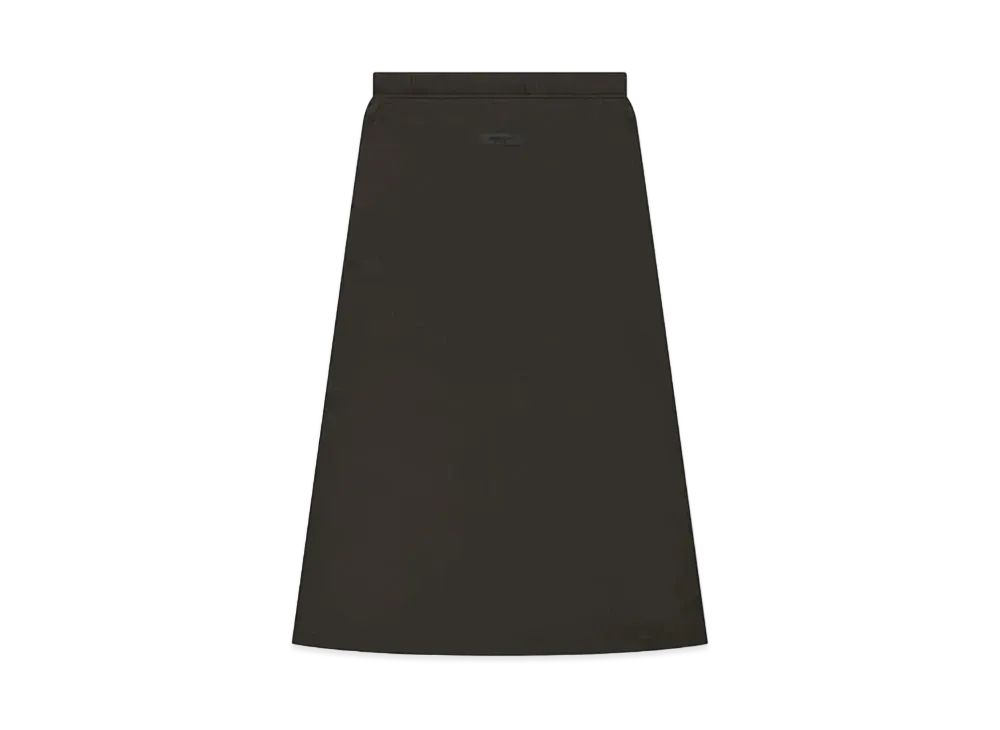 FEAR OF GOD ESSENTIALS MID Length Skirt "Off Black"