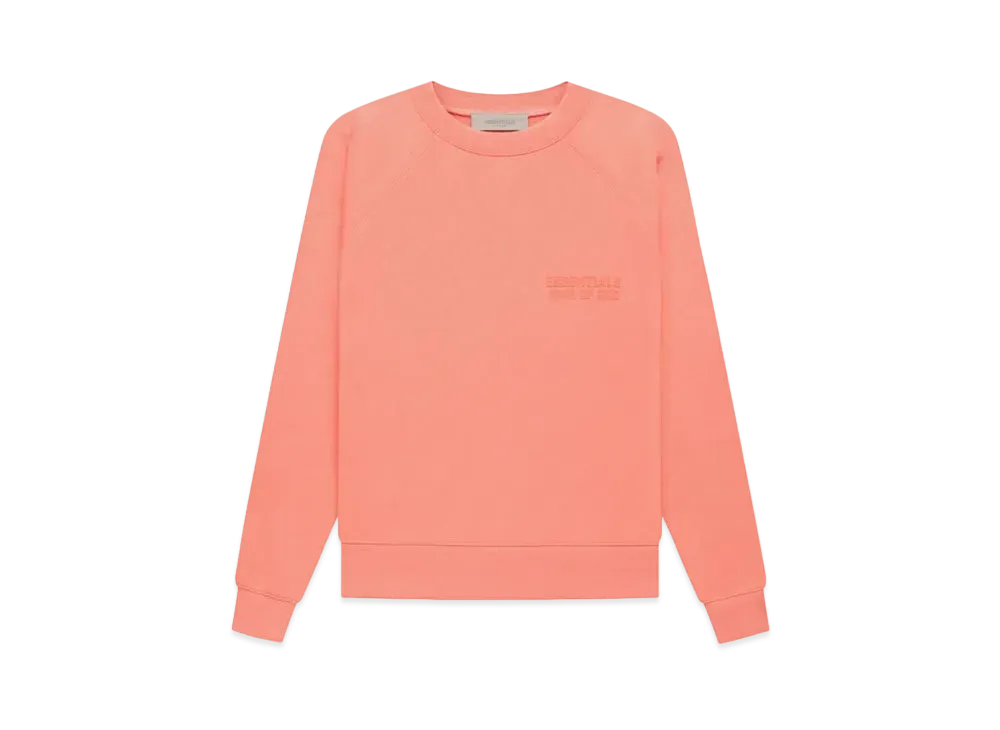 FEAR OF GOD ESSENTIALS Crewneck "Coral"
