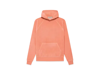 FEAR OF GOD ESSENTIALS Velour Hoodie "Coral"