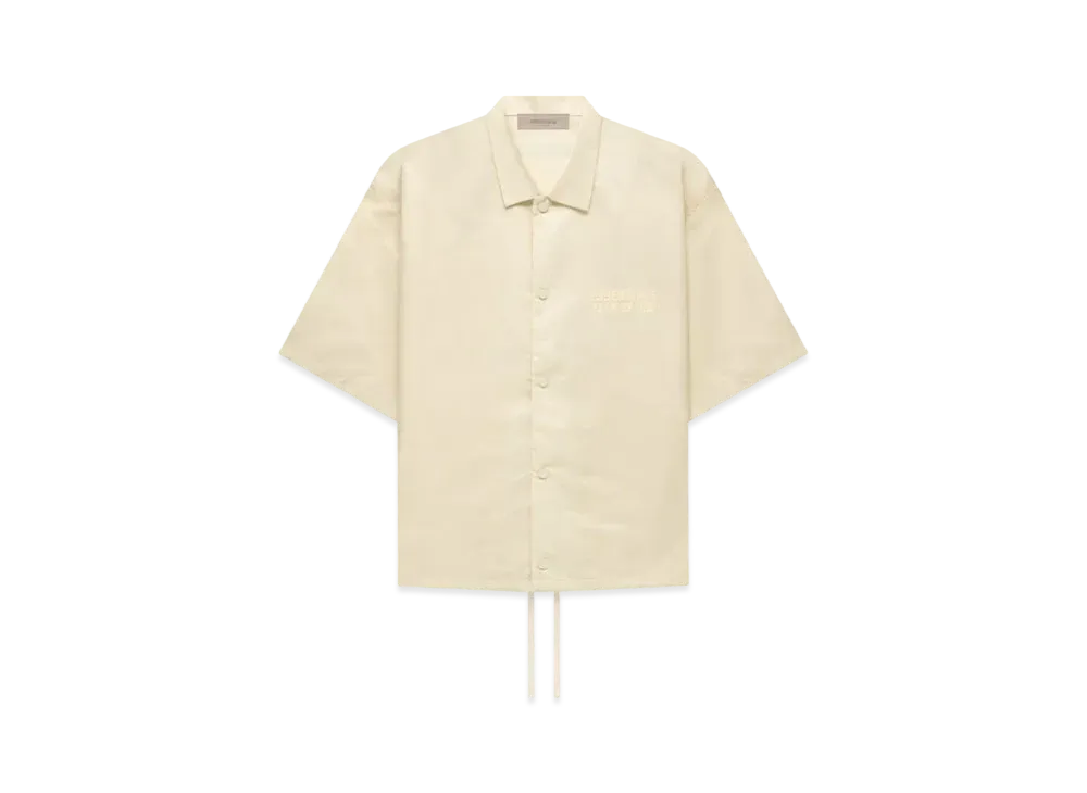 FEAR OF GOD ESSENTIALS SS Nylon Shirt "Egg Shell"