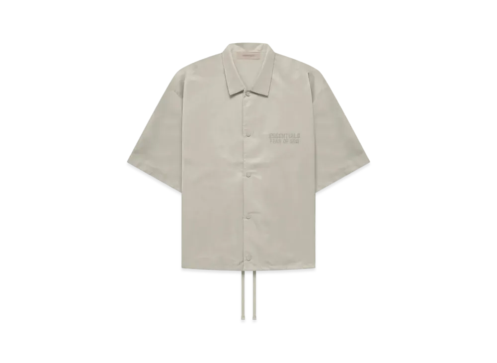 FEAR OF GOD ESSENTIALS SS Nylon Shirt "Smoke"