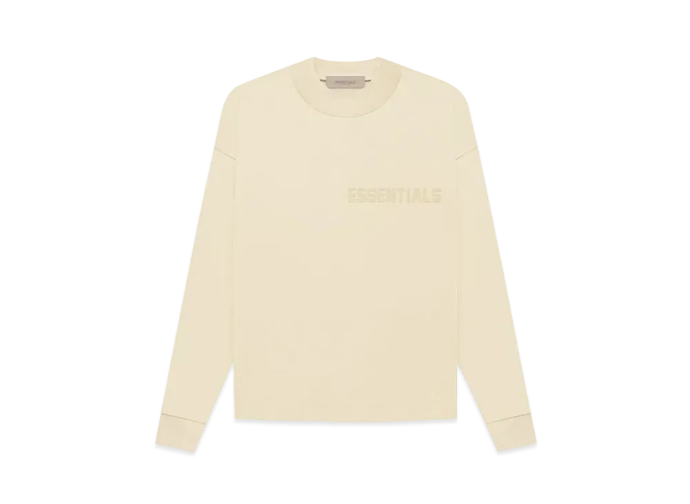 FEAR OF GOD ESSENTIALS LS Tee "Egg Shell"