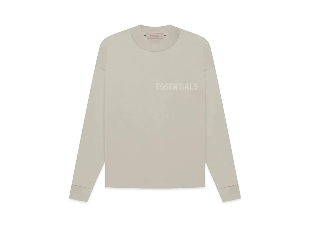 FEAR OF GOD ESSENTIALS LS Tee "Smoke"