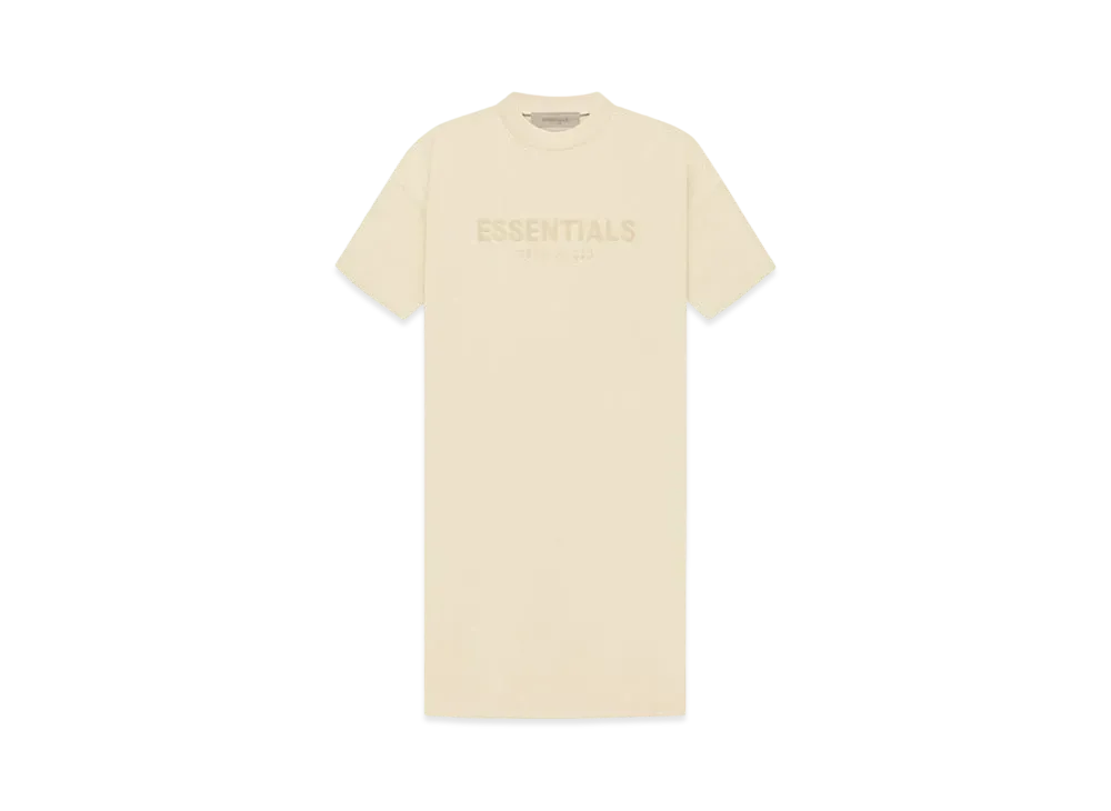 FEAR OF GOD ESSENTIALS Tee Dress "Egg Shell"