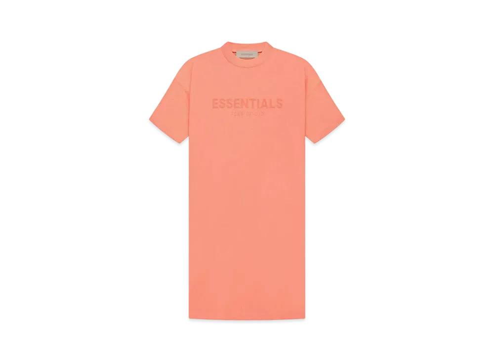 FEAR OF GOD ESSENTIALS Tee Dress "Coral"