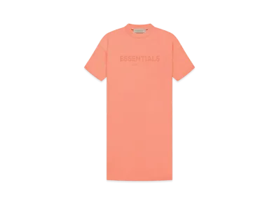FEAR OF GOD ESSENTIALS Tee Dress "Coral"