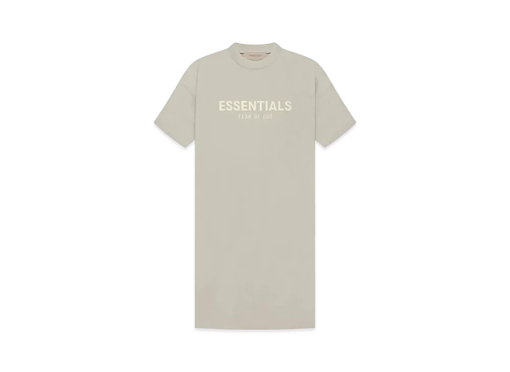 FEAR OF GOD ESSENTIALS Tee Dress "Smoke"