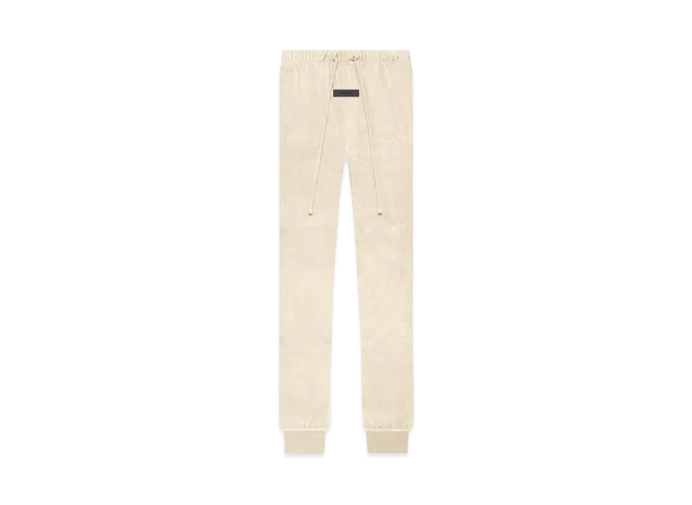 FEAR OF GOD ESSENTIALS Velour Pant "Egg Shell"
