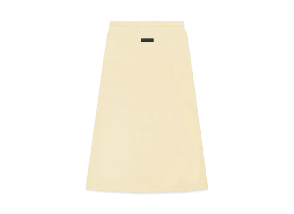 FEAR OF GOD ESSENTIALS MID Length Skirt "Egg Shell"