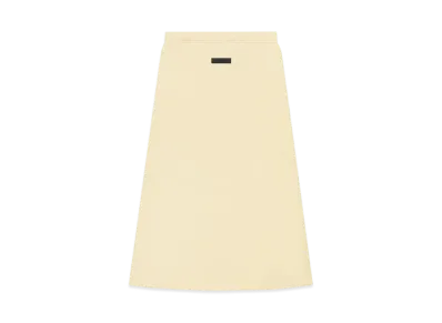 FEAR OF GOD ESSENTIALS MID Length Skirt "Egg Shell"