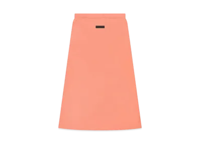 FEAR OF GOD ESSENTIALS MID Length Skirt "Coral"