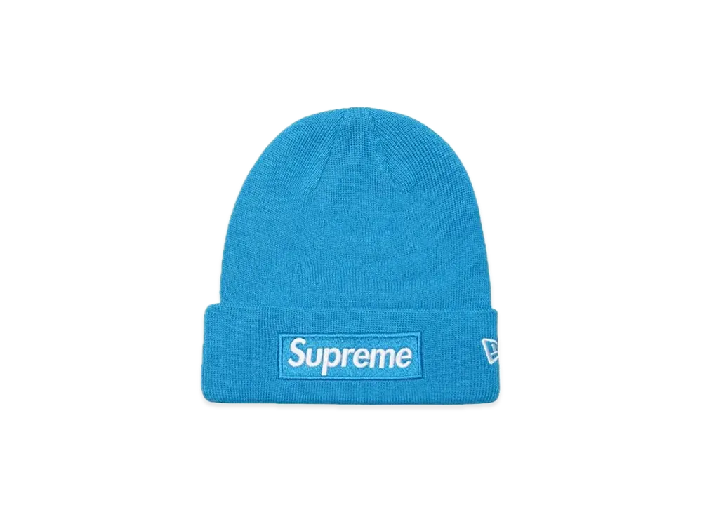 Supreme Box Logo Beanie "Blue" (18FW)