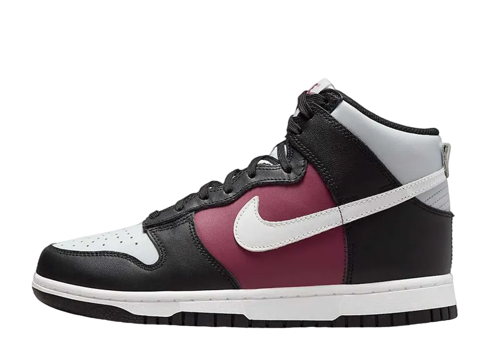Nike Women's Dunk High "Black/Maroon/White"