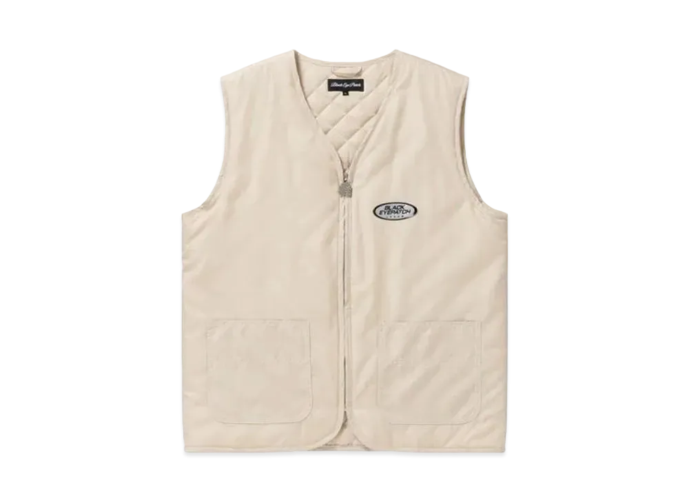 BlackEyePatch Reflector Jeans Logo Nylon Vest "Beige"