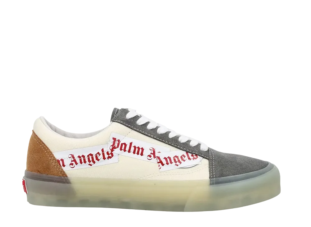 プラム エンジェル × バンズ オールドスクール VLT LX "ホワイト グレイ ベージュ"