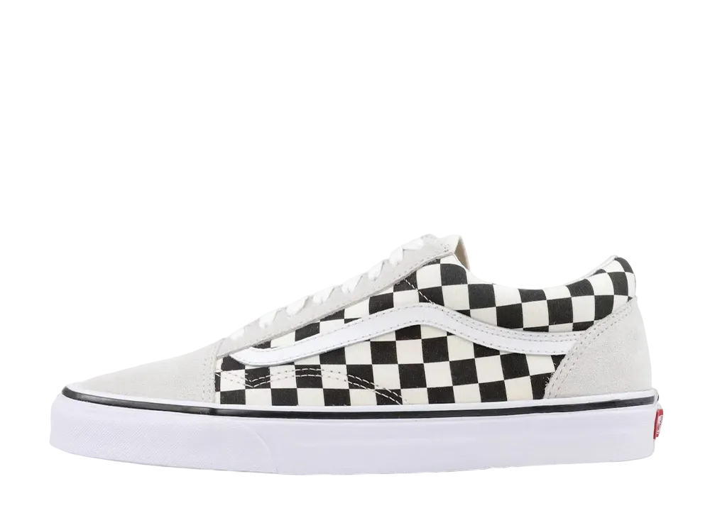 バンズ オールドスクール チェッカーボード "ホワイト/ブラック"
